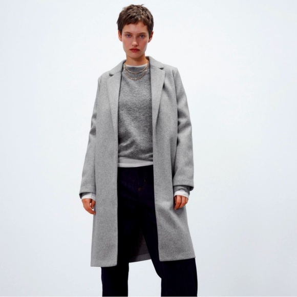 Zara Jackets & Blazers - NWT Zara wool blend coat size large